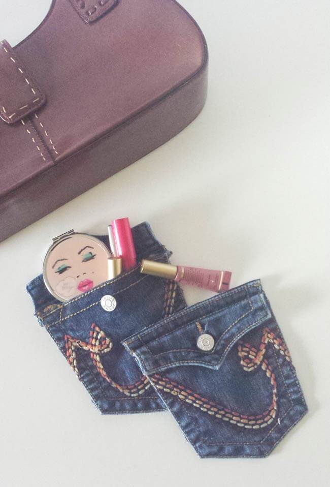 How to Make a Jean Pocket Coin Purse