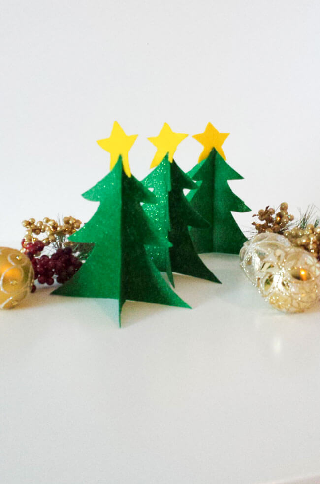 Felt Christmas Tree Diy- How To Make A Super Simple And Quick Decor